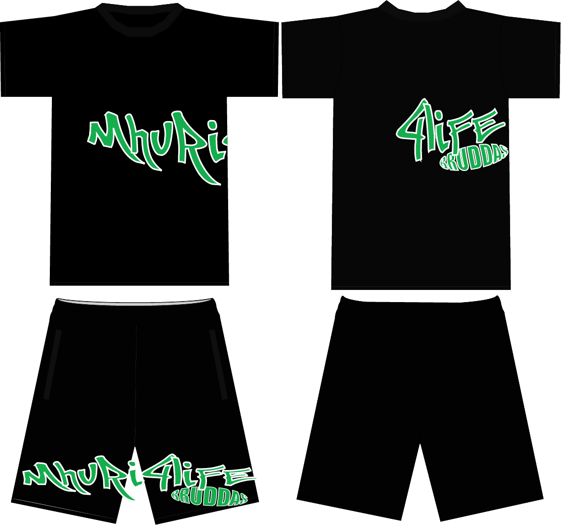 Mhuri4Life & Bruddas Black Print green