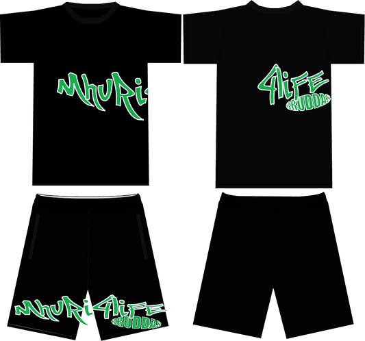 Mhuri4Life & Bruddas Black Print green